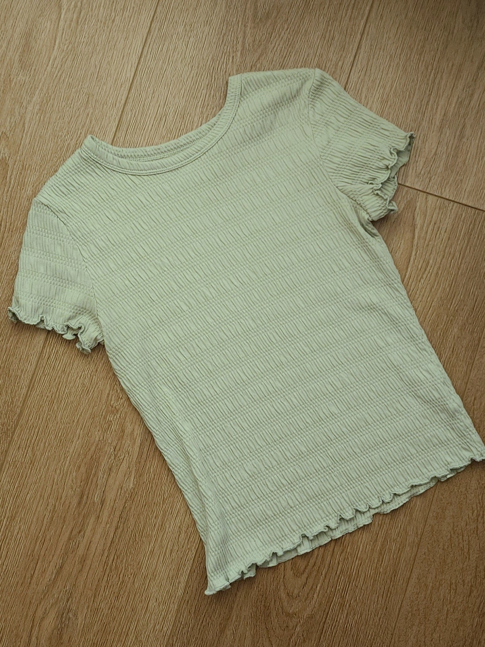 SO Clothing Light Teal Green Ribbed Tee